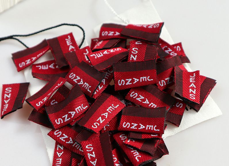Jeans side label label back pocket label label woven label fabric label ...